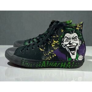 Converse All Star DC Batman THE JOKER Chuck Taylor Shoes Unisex Men's 8 Wo's 10